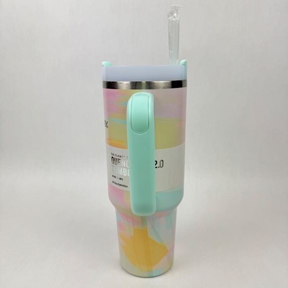 NEW Stanley Quencher H2.0 40oz Tumbler Pastel Warm Serene Brushstrokes - Picture 9 of 12